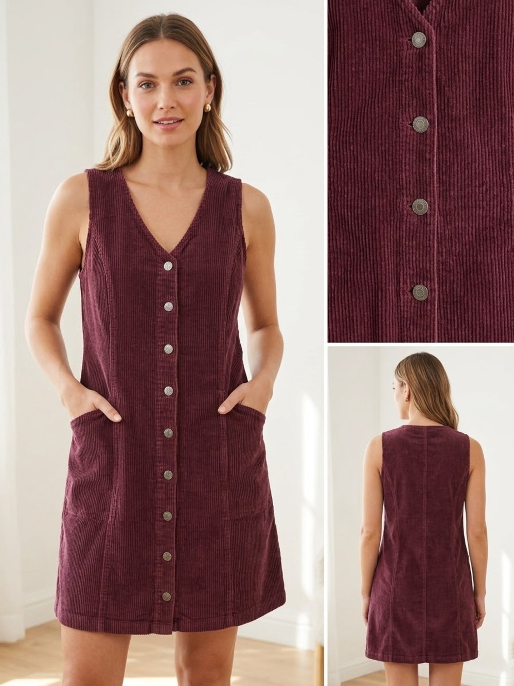 Nwt Levi’s Corduroy Button Up Dress